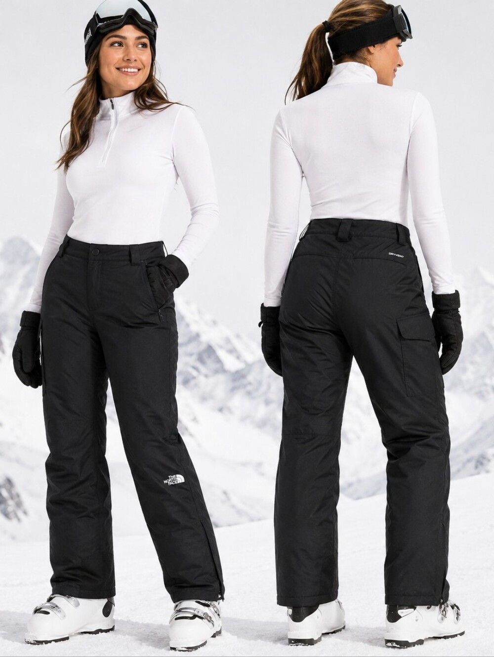 NEW The North Face Women’s Freedom Insulated Ski Snow Pants M Regular Black DryV